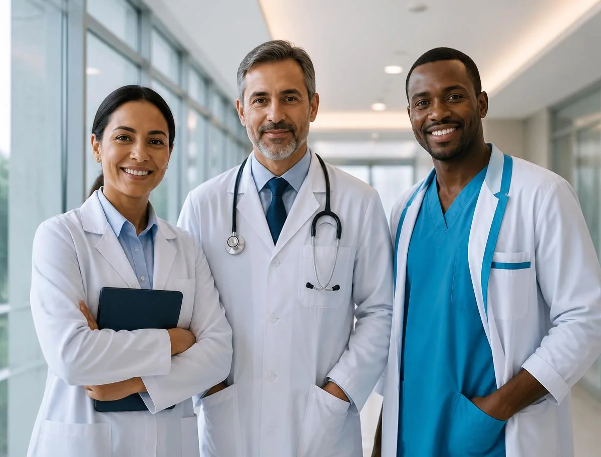 Equipe médica multidisciplinar